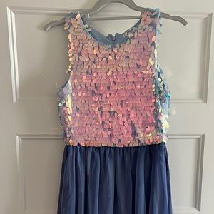 Girls Disney Elsa Dress - size XL (14-16)